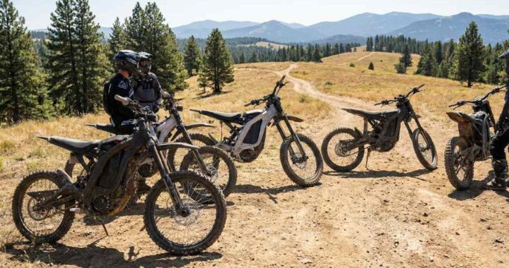 Electric dirt bike with powerful motor and long lasting battery